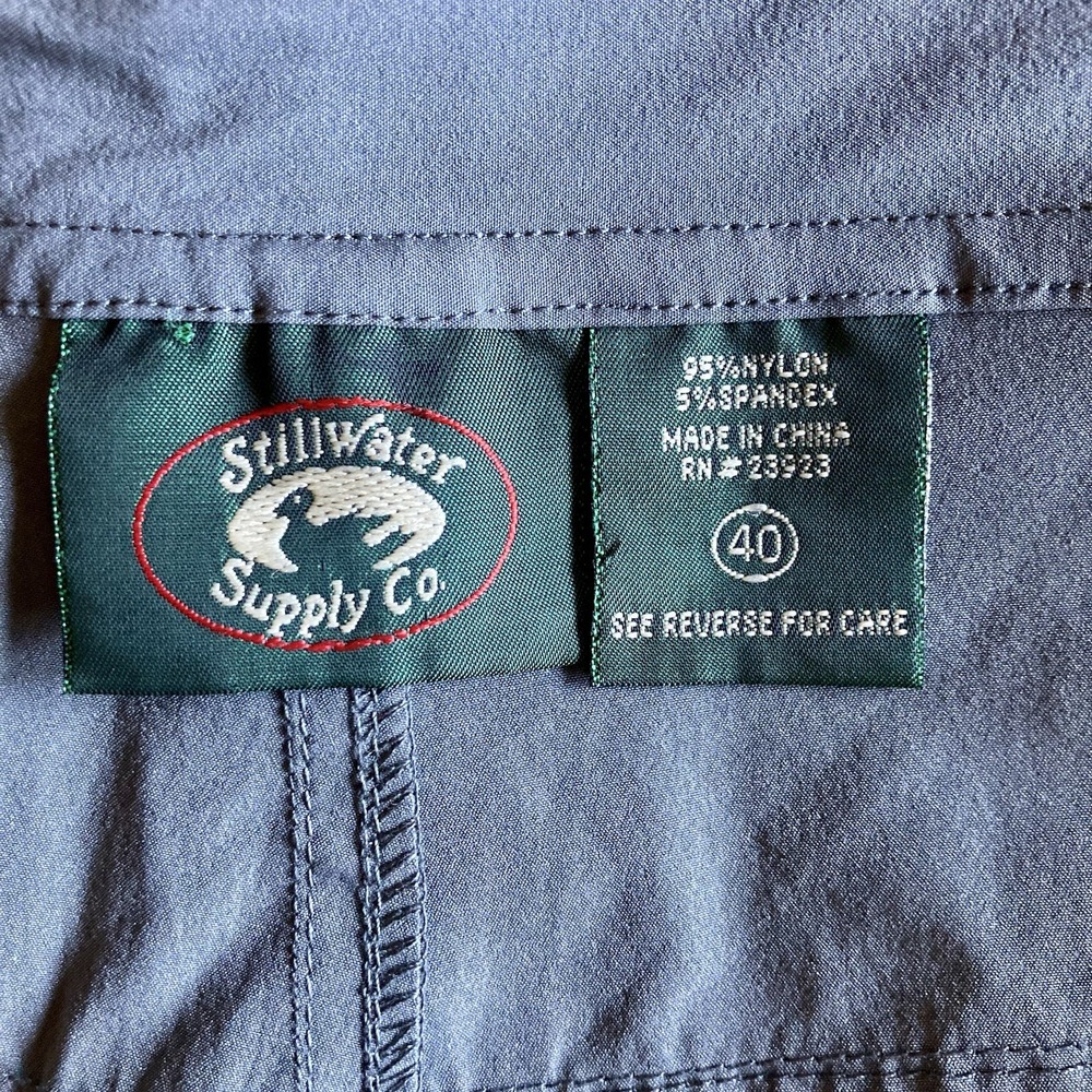 NWT Stillwater Supply Co Performance Shorts Mens 39-Waist (actual) Charcoal Gray - Picture 8 of 16